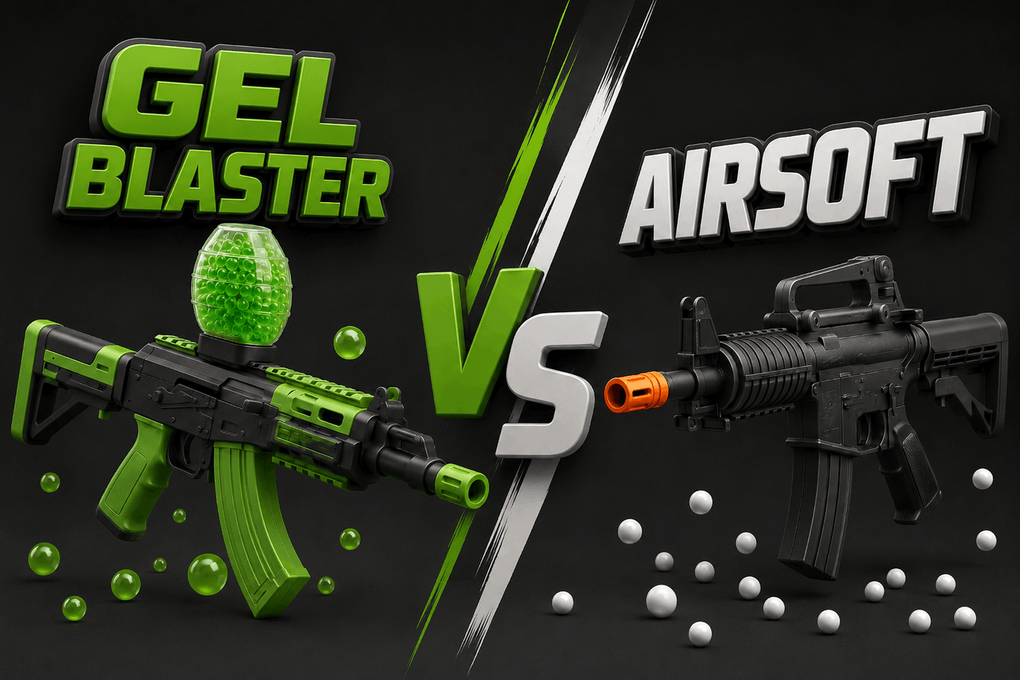 Gel Blaster vs Airsoft